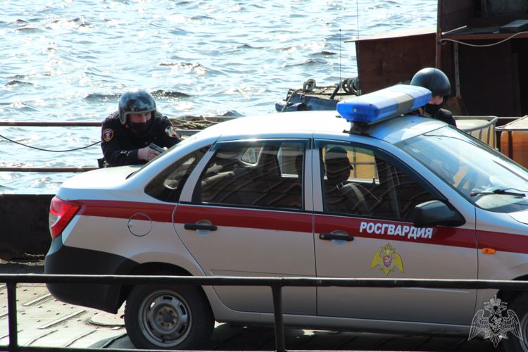 Противодиверсионную защиту арктических объектов отработали росгвардейцы в порту Мурманска