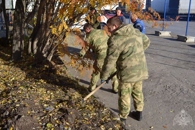 В Мурманской области росгвардейцы приняли участи во Всероссийском экологическом субботнике «Зеленая Россия»