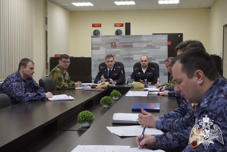 Врио начальника регионального управления Росгвардии принял участие в заседание оперативного штаба Северо-Западного округа Росгвардии