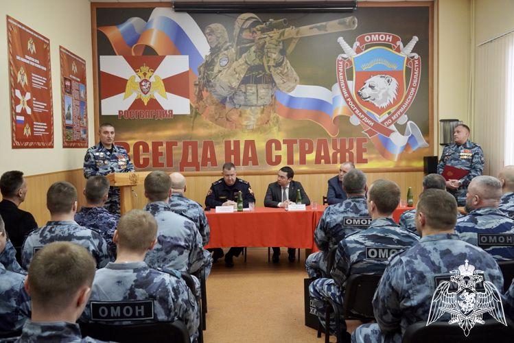 В Управлении Росгвардии по Мурманской области прошли торжественные мероприятия в честь 30-летия со дня образования ОМОН «Медведь»