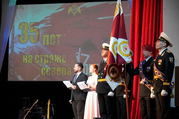 Морской отряд Северо - Западного окргуа Росгвардии отмечает свое 35-летие 
