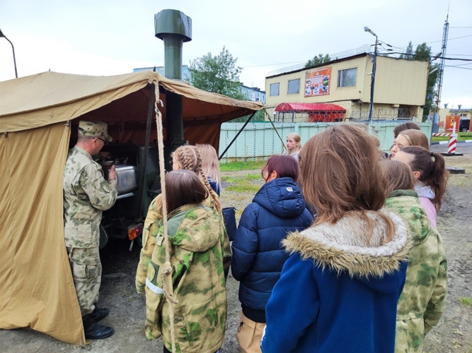 Воспитанники Центра военно-спортивной подготовки и патриотического воспитания посетили морской отряд Северо-Западного округа Росгвардии
