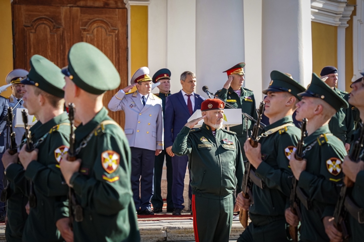 Мурманские первокурсники Военной академии Росгвардии приняли Военную присягу в Санкт-Петербурге 