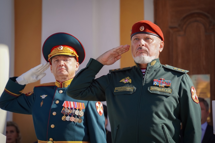 Мурманские первокурсники Военной академии Росгвардии приняли Военную присягу в Санкт-Петербурге 