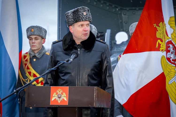 Военнослужащие Росгвардии приняли Военную присягу на крейсере «Аврора» 
