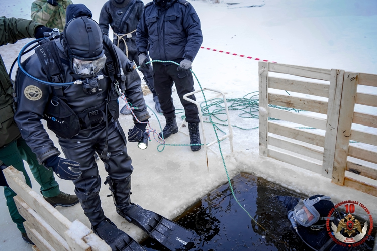 Росгвардия провела учения в акватории Финского залива: мурманские водолазы совместно с коллегами из других регионов страны отработали поиск взрывных устройств