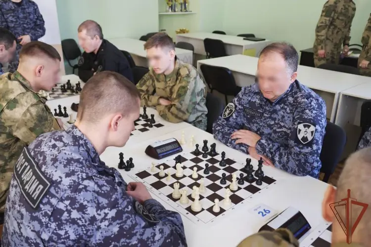 В Санкт-Петребурге Мурманские росгвардейцы приняли участие в чемпионате Северо-Западного округа войск национальной гвардии по шахматам