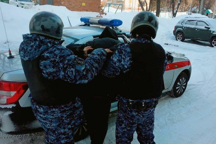 В Мурманске росгвардейцы задержали мужчину за нападение на женщину-курьера