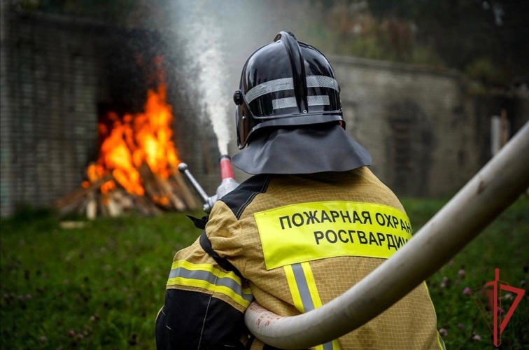 В Управлении Росгвардии по Мурманской области прошло пожарно-тактическое занятие совместно с МЧС России